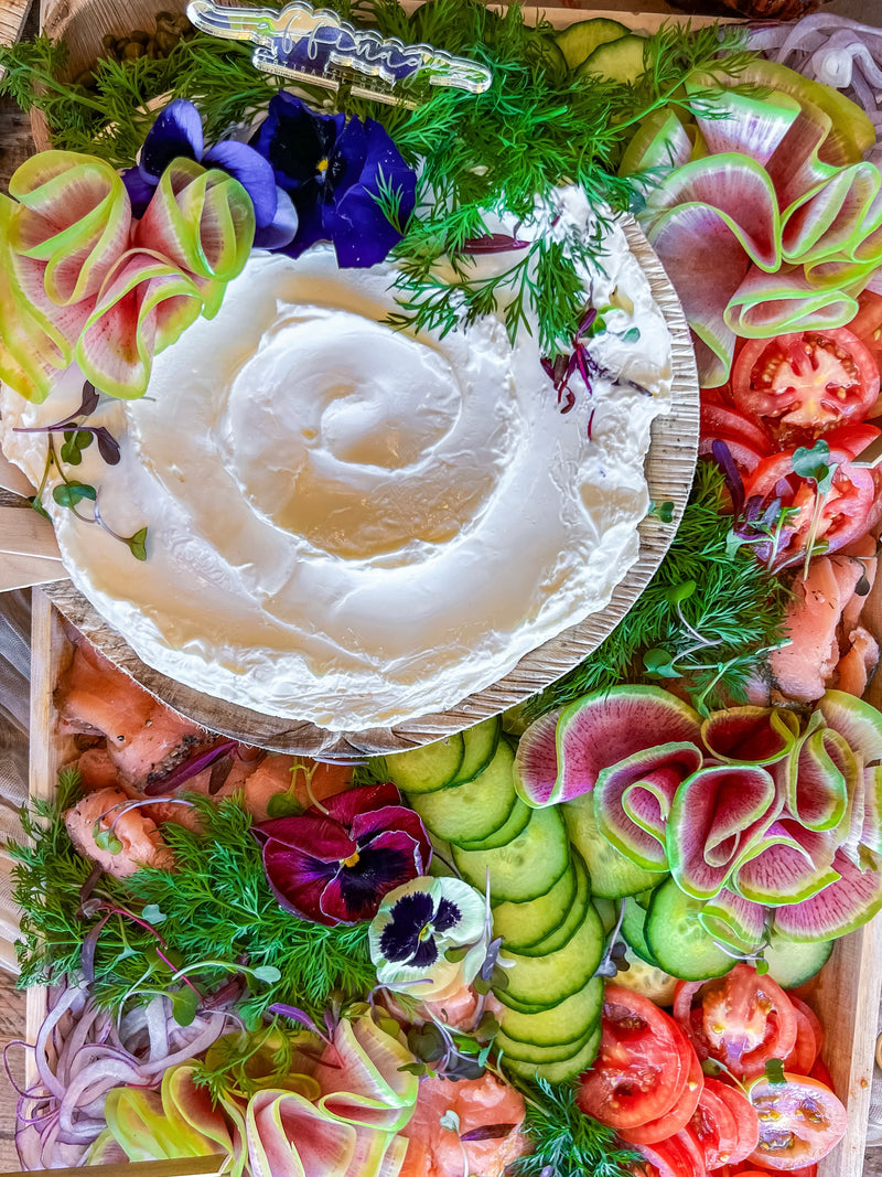 Bagel + Lox Board