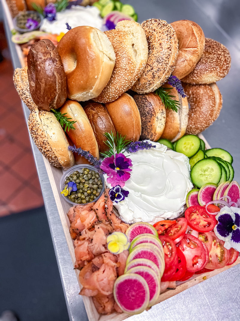 Bagel + Lox Board